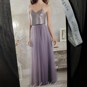 NWT 2 Piece Charcoal formal dress size 16